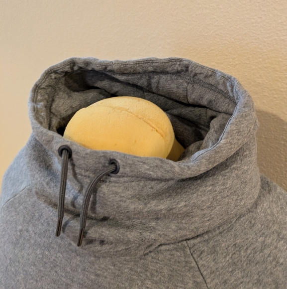 Nike Cowl neck Hoodie, Grey, Size large - Picture 2 of 8